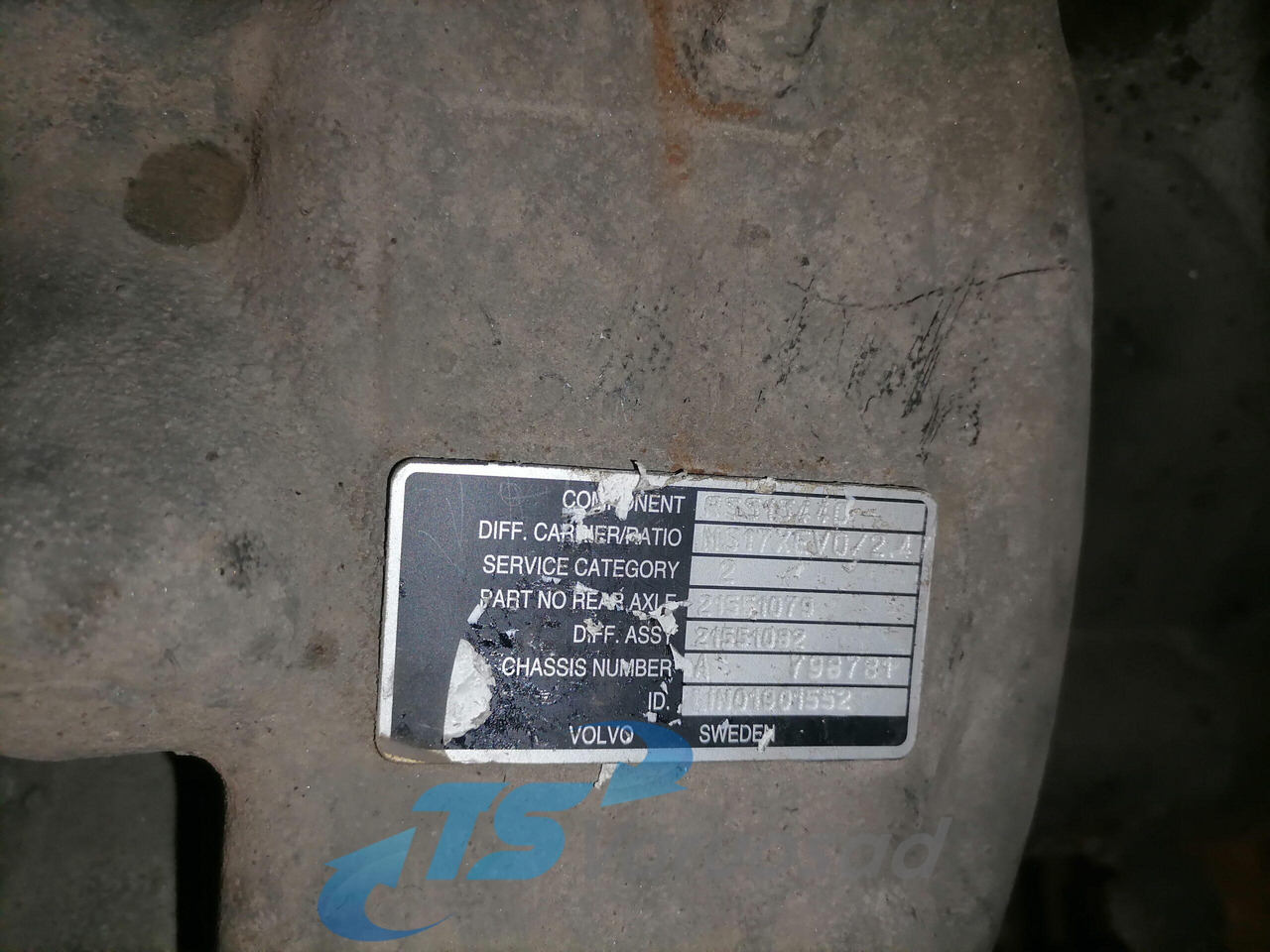Бортовой редуктор для Грузовиков Volvo Volvo reduktor RSS1344D 2,47 21551082: фото 6
