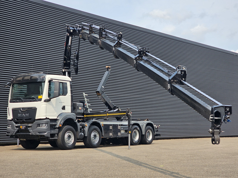 MAN TGS 35.470 8X4 BB / HIAB CRANE + HOOKLIFT - Автоманипулятор: фото 3 MAN TGS 35.470 8X4 BB / HIAB CRANE + HOOKLIFT - Автоманипулятор: фото 3