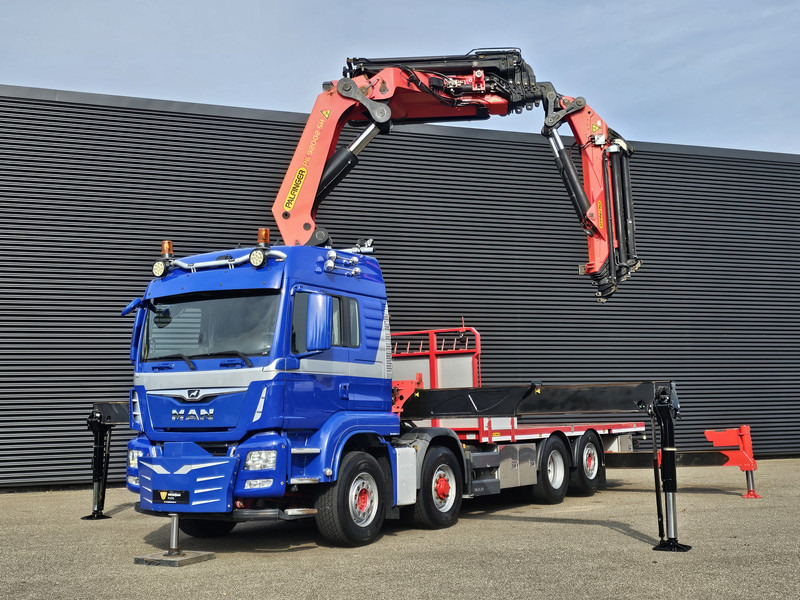 MAN TGS 35.500 8x4-6 / PALFINGER 92 t/m CRANE +JIB - Грузовик бортовой/ Платформа: фото 4 MAN TGS 35.500 8x4-6 / PALFINGER 92 t/m CRANE +JIB - Грузовик бортовой/ Платформа: фото 4