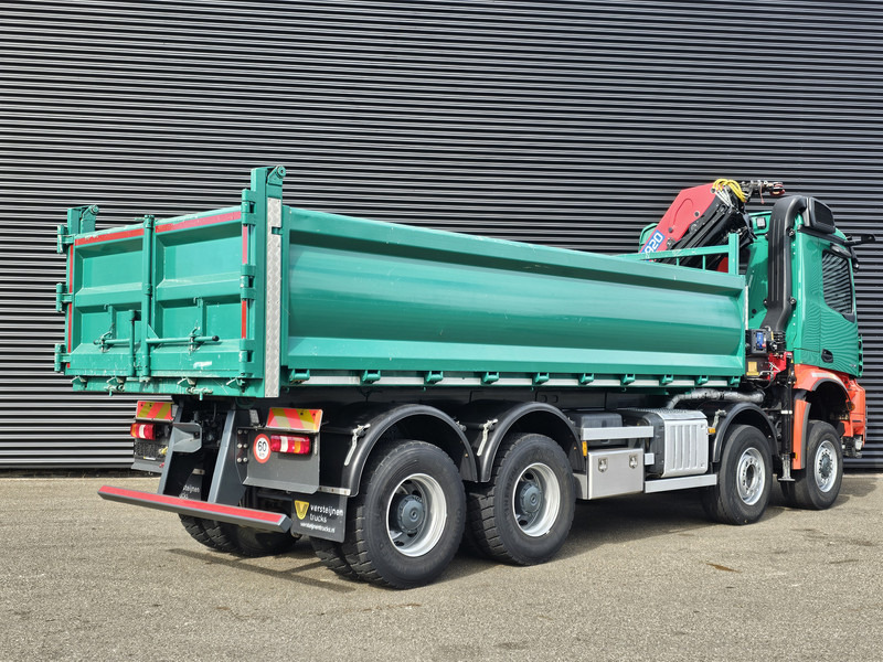 Mercedes-Benz AROCS 4145 / 8X6 / TIPPER + HMF CRANE - Самосвал, Автоманипулятор: фото 3 Mercedes-Benz AROCS 4145 / 8X6 / TIPPER + HMF CRANE - Самосвал, Автоманипулятор: фото 3