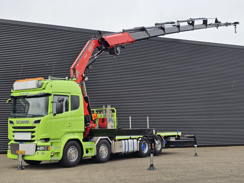 Scania R580 8x2*6 / FASSI 82 t/m CRANE / KRAN - Автоманипулятор: фото 1 Scania R580 8x2*6 / FASSI 82 t/m CRANE / KRAN - Автоманипулятор: фото 1