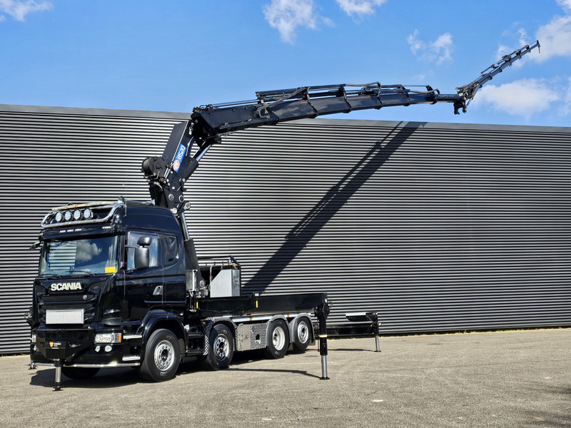 Scania R490 8x2 / HMF 85 T/M CRANE + WINCH + JIB - Тягач: фото 1 Scania R490 8x2 / HMF 85 T/M CRANE + WINCH + JIB - Тягач: фото 1
