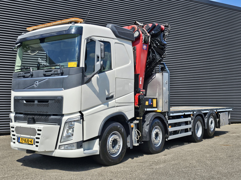 Грузовик бортовой/ Платформа, Автоманипулятор Volvo FH 540 8x2/6 / 85 t/m CRANE + JIB / KRAN / RETARDER: фото 10