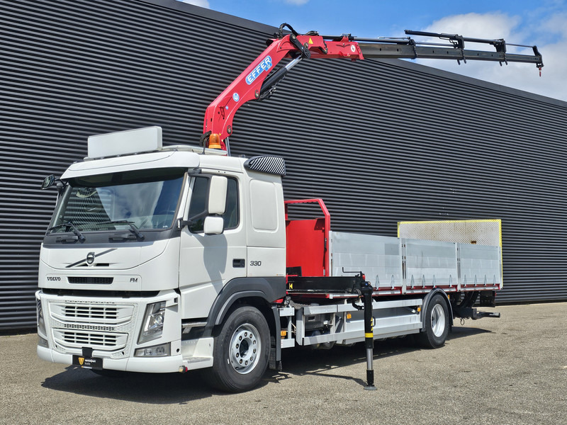 Volvo FM 330 4x2 / EFFER 12.5 t/m CRANE / KRAN - Грузовик бортовой/ Платформа, Автоманипулятор: фото 1 Volvo FM 330 4x2 / EFFER 12.5 t/m CRANE / KRAN - Грузовик бортовой/ Платформа, Автоманипулятор: фото 1