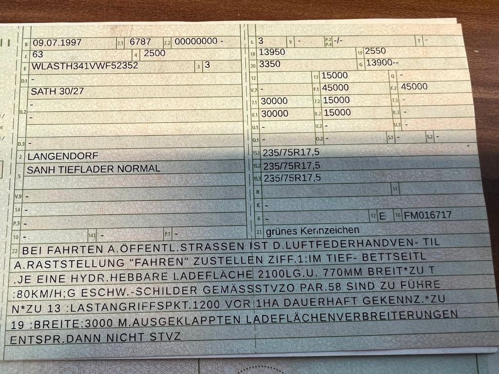 Langendorf Tiefbett mit Rampen Hydraulisch Langendorf Tiefbett mit Rampen Hydraulisch - Низкорамный полуприцеп: фото 2 Langendorf Tiefbett mit Rampen Hydraulisch Langendorf Tiefbett mit Rampen Hydraulisch - Низкорамный полуприцеп: фото 2