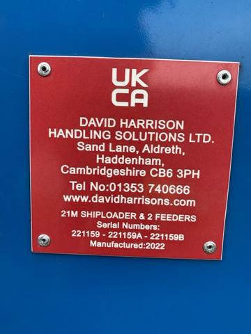 David Harrison Handling Solutions Ltd 21M Shiploader - Портовая техника: фото 4 David Harrison Handling Solutions Ltd 21M Shiploader - Портовая техника: фото 4