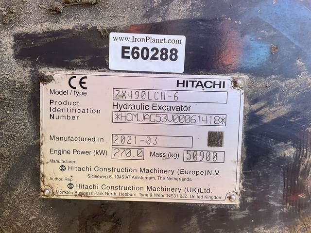 Hitachi ZX490LCH-6 - Гусеничный экскаватор: фото 5 Hitachi ZX490LCH-6 - Гусеничный экскаватор: фото 5