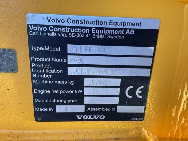 Volvo A40G - Сочленённый самосвал: фото 5 Volvo A40G - Сочленённый самосвал: фото 5