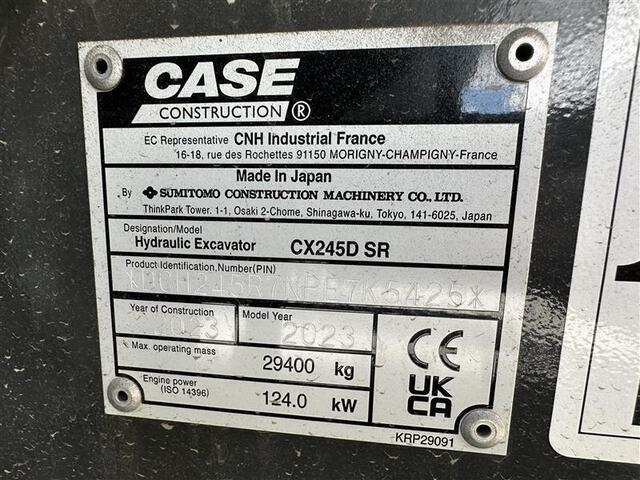 CASE CX245DSR - Гусеничный экскаватор: фото 5 CASE CX245DSR - Гусеничный экскаватор: фото 5