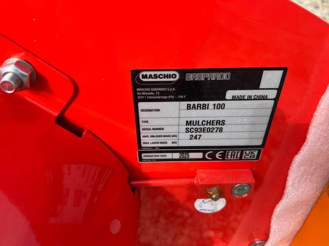 Maschio Gaspardo Barbi 100 HA20 - Косилка-измельчитель: фото 5 Maschio Gaspardo Barbi 100 HA20 - Косилка-измельчитель: фото 5