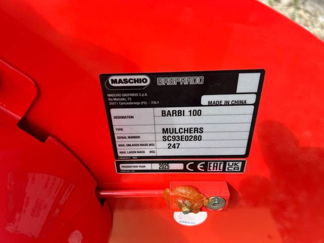 Maschio Gaspardo Barbi 100 HA20 - Косилка-измельчитель: фото 5 Maschio Gaspardo Barbi 100 HA20 - Косилка-измельчитель: фото 5