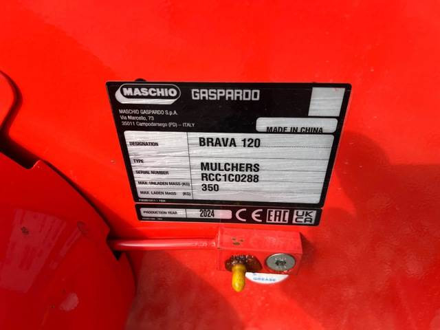 Maschio Gaspardo Brava 120 3P Fix - Косилка-измельчитель: фото 5 Maschio Gaspardo Brava 120 3P Fix - Косилка-измельчитель: фото 5