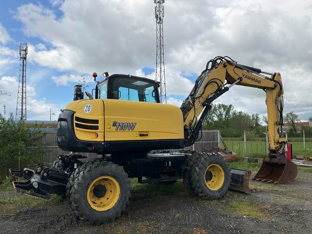 Yanmar B110W - Колёсный экскаватор: фото 3 Yanmar B110W - Колёсный экскаватор: фото 3