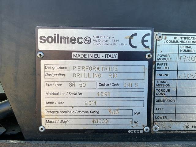 Soilmec SR50 - Сваебойная установка: фото 5 Soilmec SR50 - Сваебойная установка: фото 5