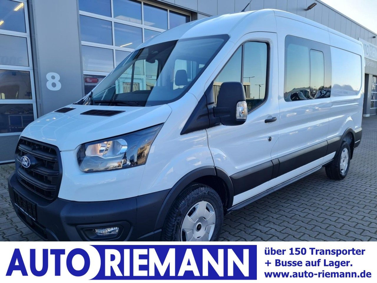 Ford Transit 350 Kasten Doka 6-Sitze L3 Trend AHK KAM - Цельнометаллический фургон, Грузопассажирский фургон: фото 1 Ford Transit 350 Kasten Doka 6-Sitze L3 Trend AHK KAM - Цельнометаллический фургон, Грузопассажирский фургон: фото 1