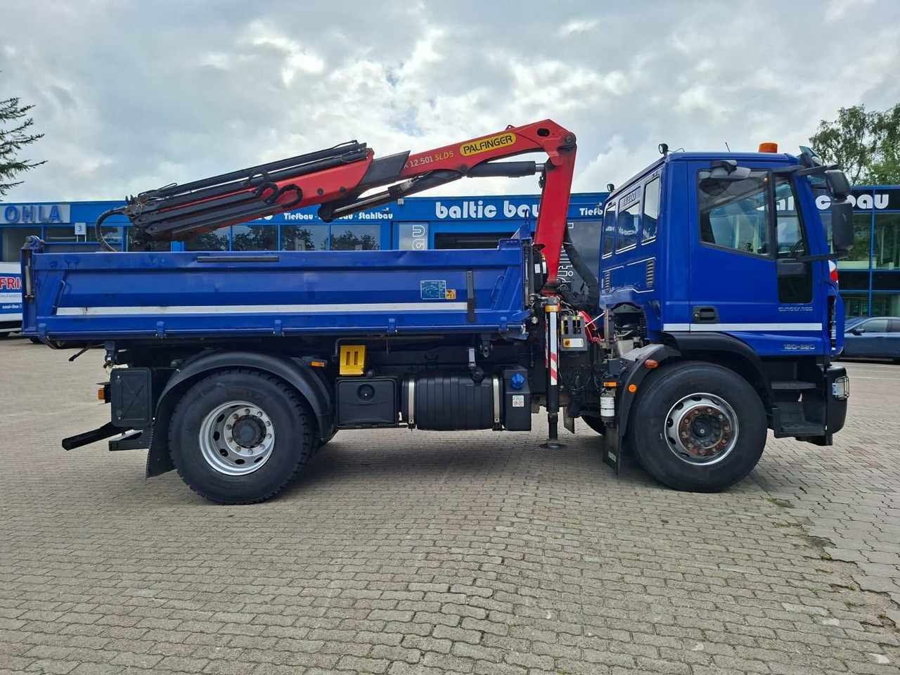 Самосвал, Автоманипулятор Iveco ML180E32K Meiler 3-Seitenkipper Kran 2x AHK: фото 8