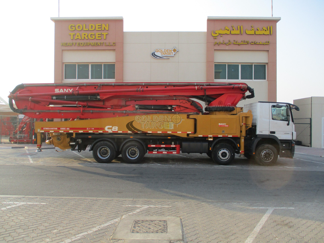 Mercedes ACTROS 4144 8x4 SANY 56m Concrete Pump - Автобетононасос: фото 5 Mercedes ACTROS 4144 8x4 SANY 56m Concrete Pump - Автобетононасос: фото 5