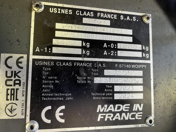 Пресс-подборщик рулонный Claas Variant 585 RC: фото 11