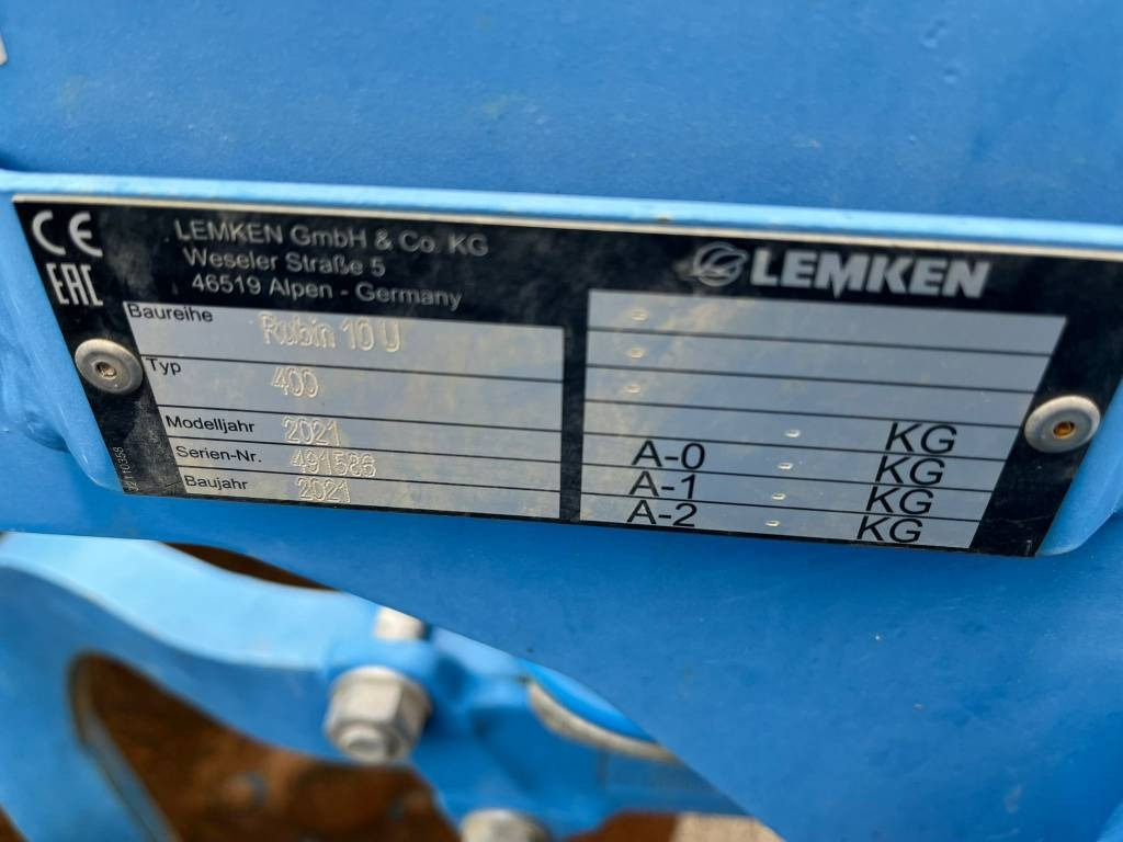 Дисковая борона Lemken Rubin 10/400 U: фото 6