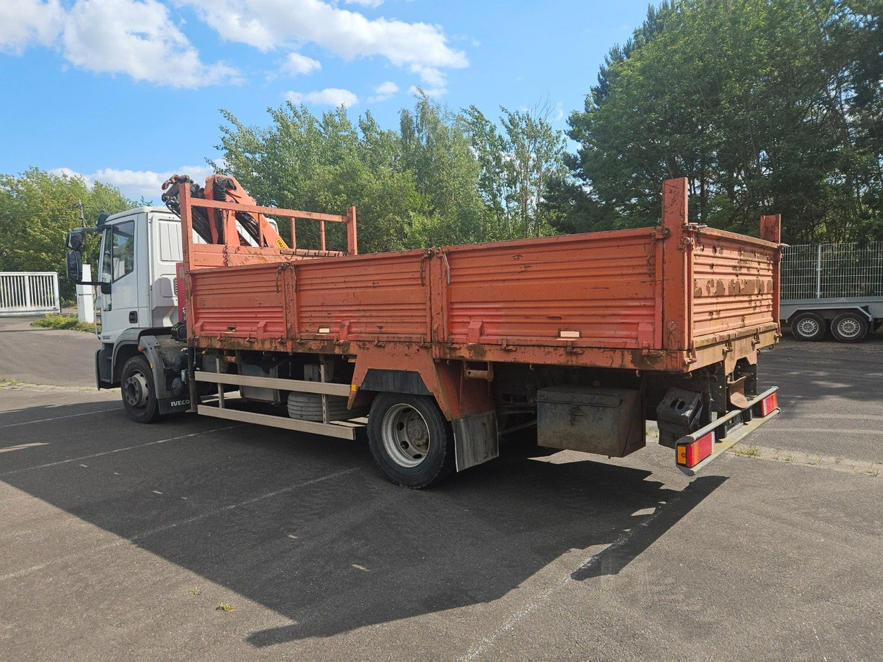 Грузовик бортовой/ Платформа, Автоманипулятор Iveco ML 120E22 Pritsche mit Kran und Funck: фото 8