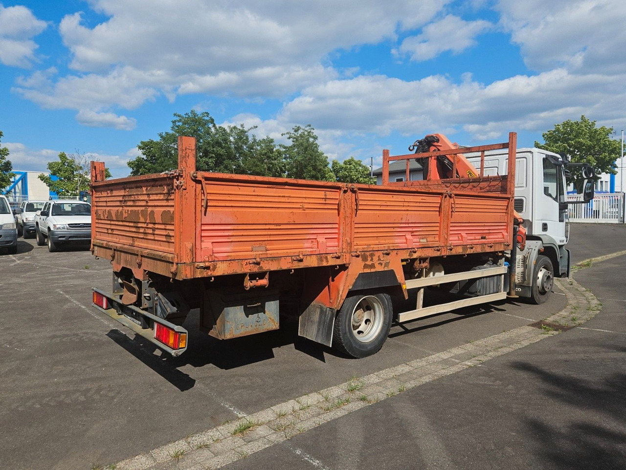 Грузовик бортовой/ Платформа, Автоманипулятор Iveco ML 120E22 Pritsche mit Kran und Funck: фото 9