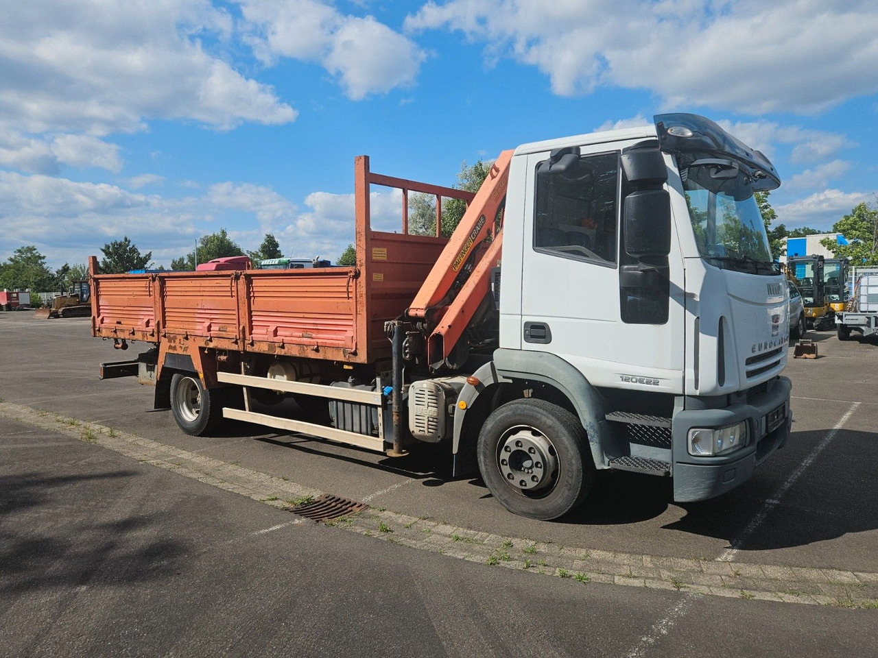 Грузовик бортовой/ Платформа, Автоманипулятор Iveco ML 120E22 Pritsche mit Kran und Funck: фото 10