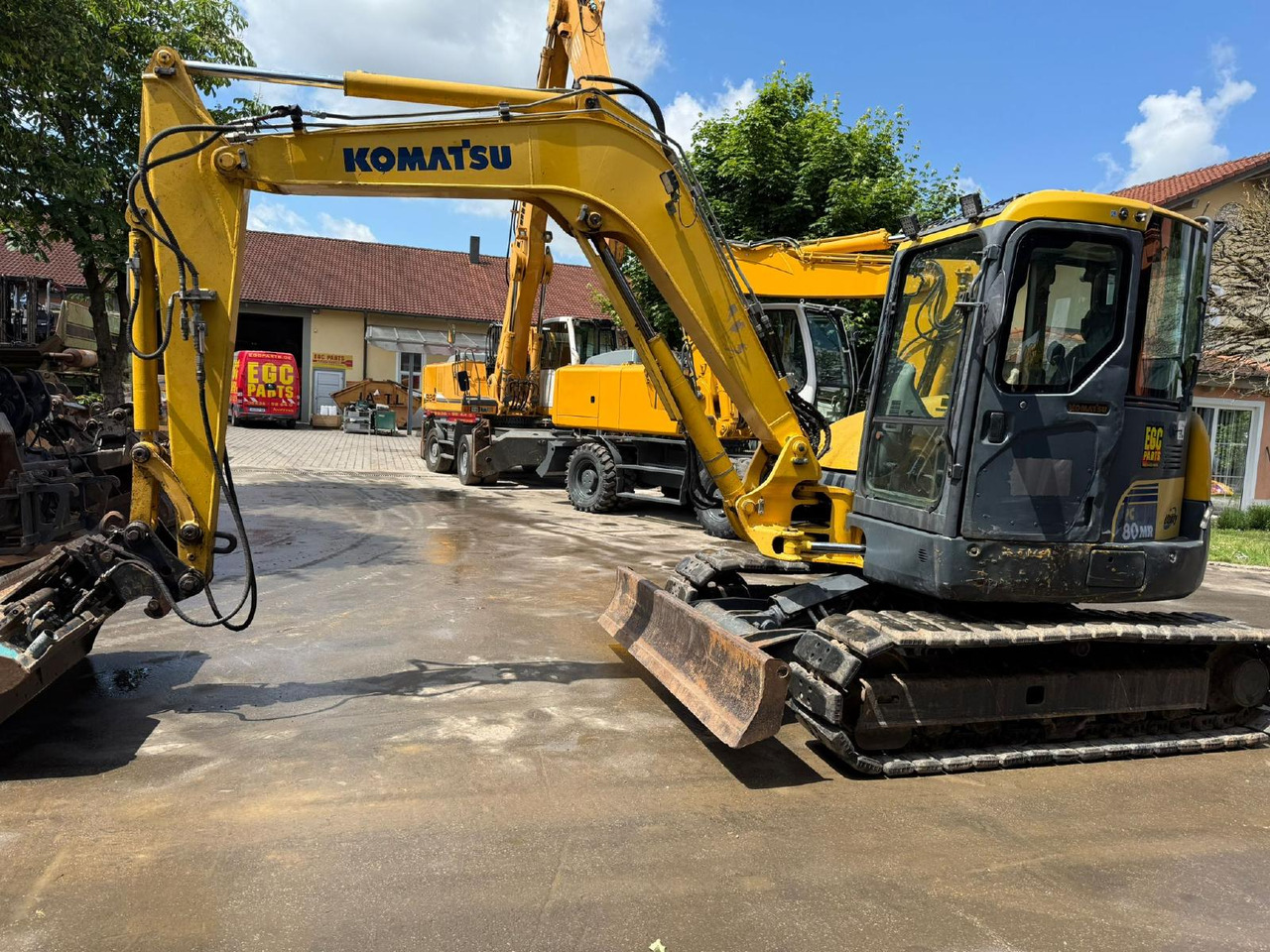 Гусеничный экскаватор Komatsu PC 80 MR -3: фото 9