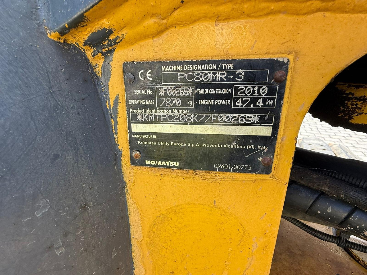 Гусеничный экскаватор Komatsu PC 80 MR -3: фото 10