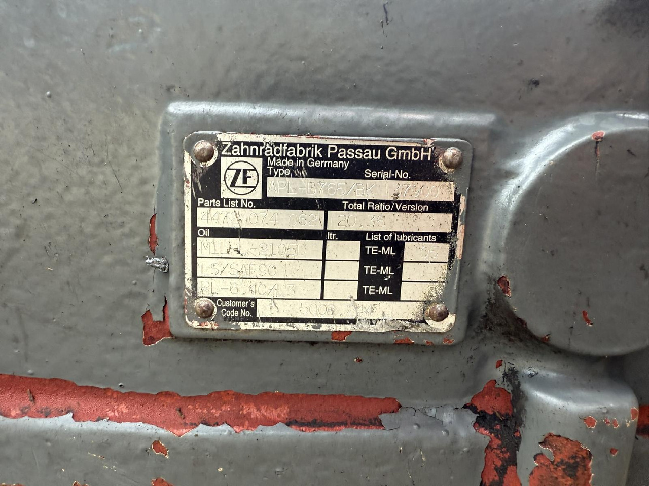 Liebherr ZF AP L B 765 aus LH 904 LIT - Ось и запчасти для Строительной техники: фото 3 Liebherr ZF AP L B 765 aus LH 904 LIT - Ось и запчасти для Строительной техники: фото 3