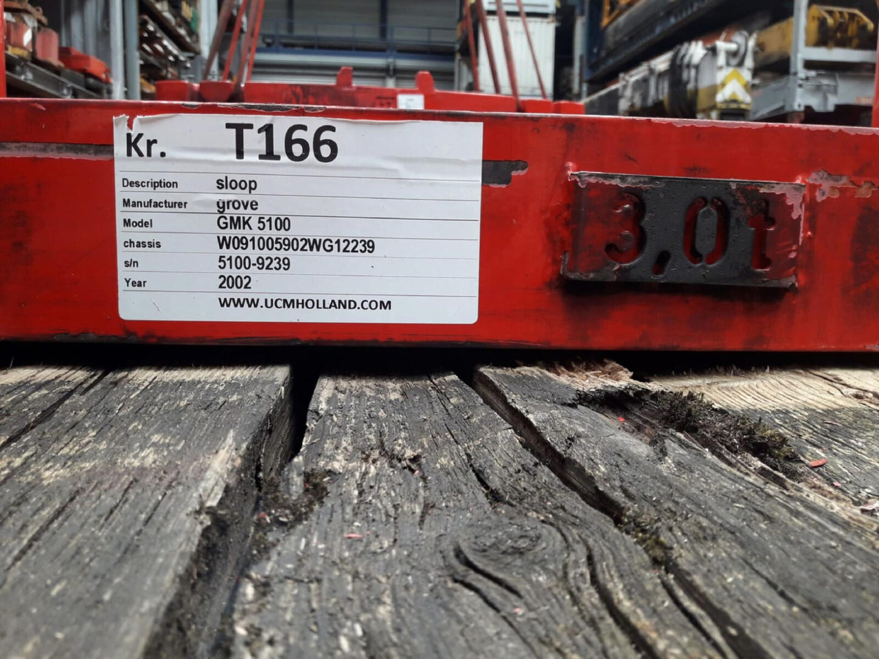 Grove GMK 5100 counterweight 3,0 ton - Противовес для Мобильных кранов: фото 4 Grove GMK 5100 counterweight 3,0 ton - Противовес для Мобильных кранов: фото 4