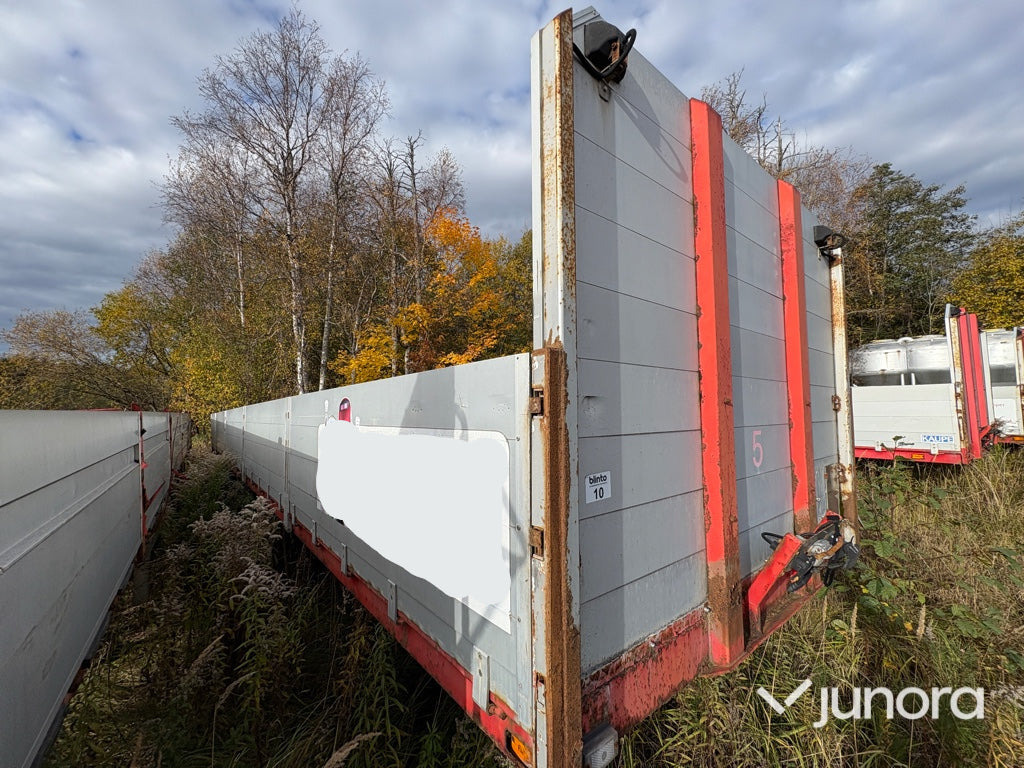 Flaktrailer - Kaupe, 12.4m, 2003 - Полуприцеп бортовой/ Платформа: фото 1 Flaktrailer - Kaupe, 12.4m, 2003 - Полуприцеп бортовой/ Платформа: фото 1