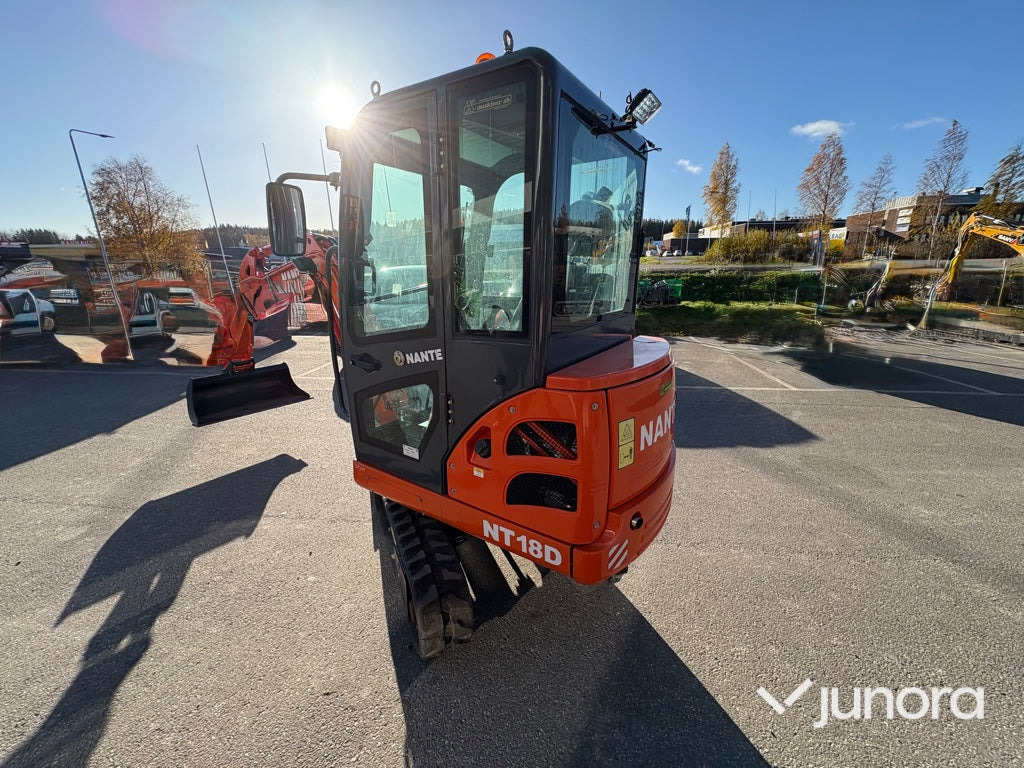 Minigrävare - Nante NT-18D, 1.8 ton, med hytt - Мини-экскаватор: фото 5 Minigrävare - Nante NT-18D, 1.8 ton, med hytt - Мини-экскаватор: фото 5