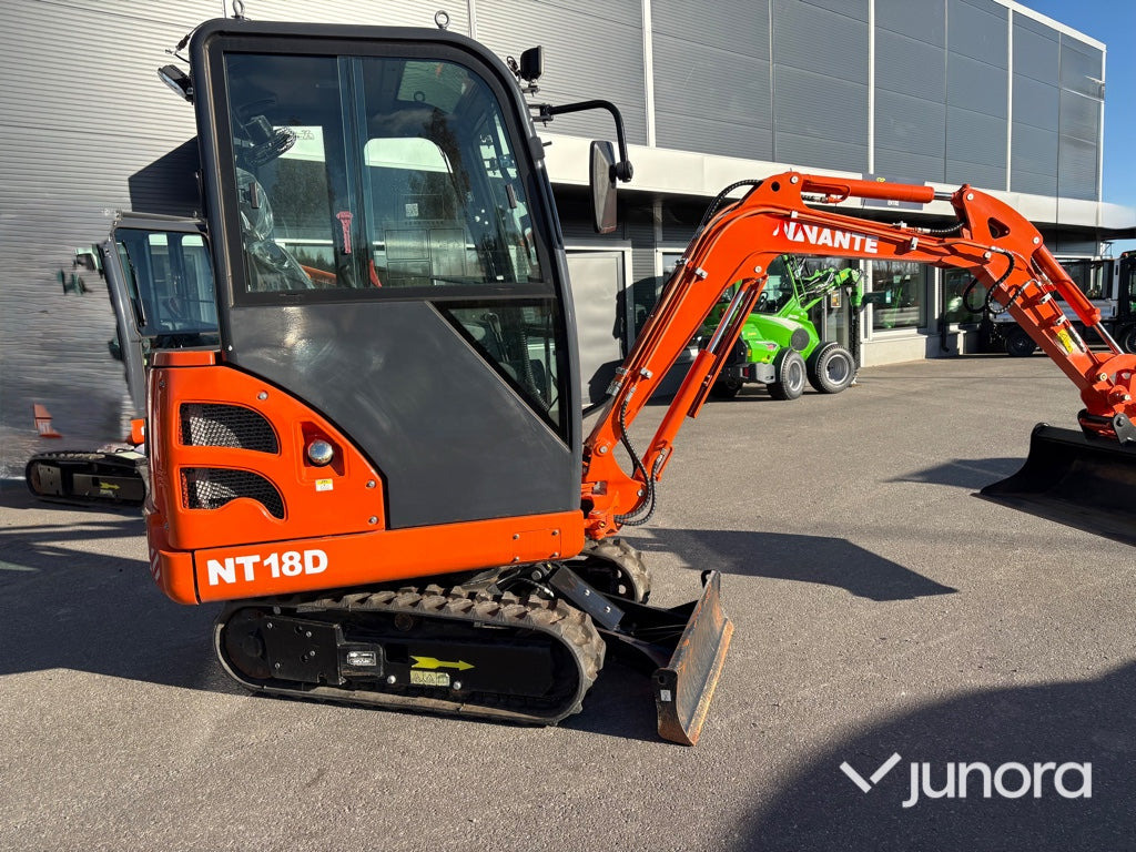 Minigrävare - Nante NT-18D, 1.8 ton, med hytt - Мини-экскаватор: фото 2 Minigrävare - Nante NT-18D, 1.8 ton, med hytt - Мини-экскаватор: фото 2