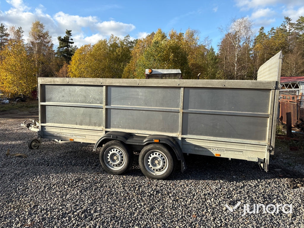Slaktvagn - Igass 2 TON Combi - Прицеп бортовой/ Платформа: фото 5 Slaktvagn - Igass 2 TON Combi - Прицеп бортовой/ Платформа: фото 5