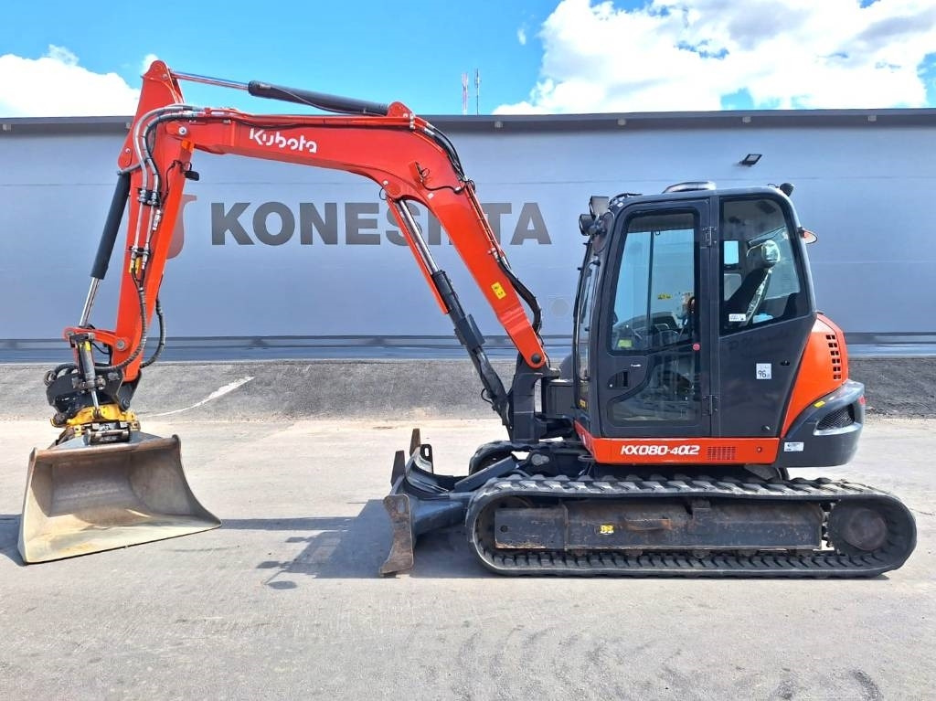 Kubota KX080-4a2 PYÖRITTÄJÄLLÄ - Мини-экскаватор: фото 1 Kubota KX080-4a2 PYÖRITTÄJÄLLÄ - Мини-экскаватор: фото 1