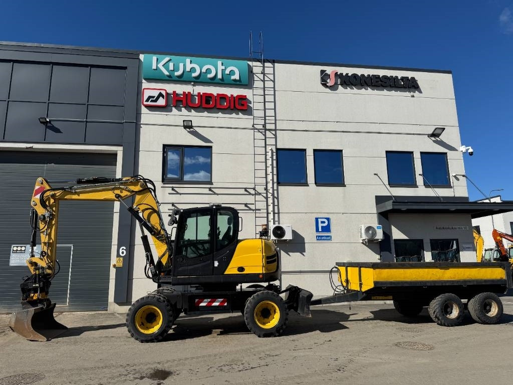 Yanmar B 110 W Hyvät varusteet / Siisti / Vähän ajettu - Колёсный экскаватор: фото 1 Yanmar B 110 W Hyvät varusteet / Siisti / Vähän ajettu - Колёсный экскаватор: фото 1