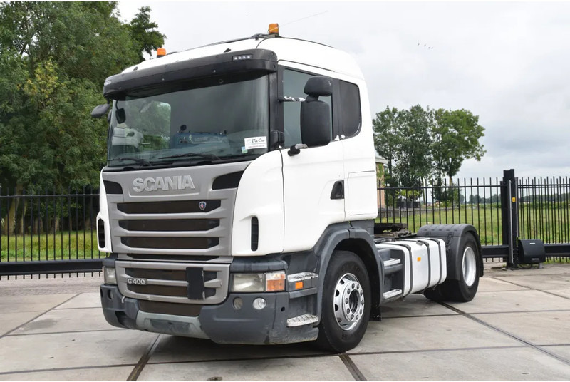 Scania G400 HL 4x2 - RETARDER - 952 TKM - AIRCO - HYDRAULIC SYSTEM - PTO - - Тягач: фото 1 Scania G400 HL 4x2 - RETARDER - 952 TKM - AIRCO - HYDRAULIC SYSTEM - PTO - - Тягач: фото 1