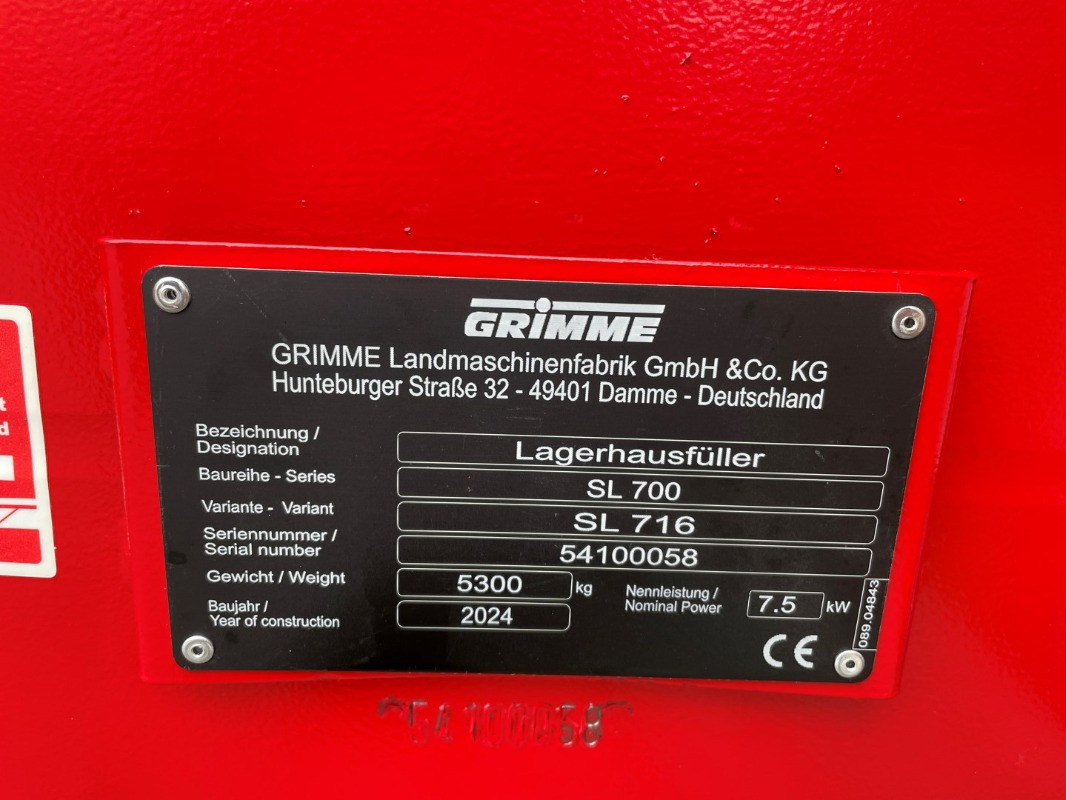 Grimme SL 716 - Rental - Оборудование для хранения: фото 1 Grimme SL 716 - Rental - Оборудование для хранения: фото 1