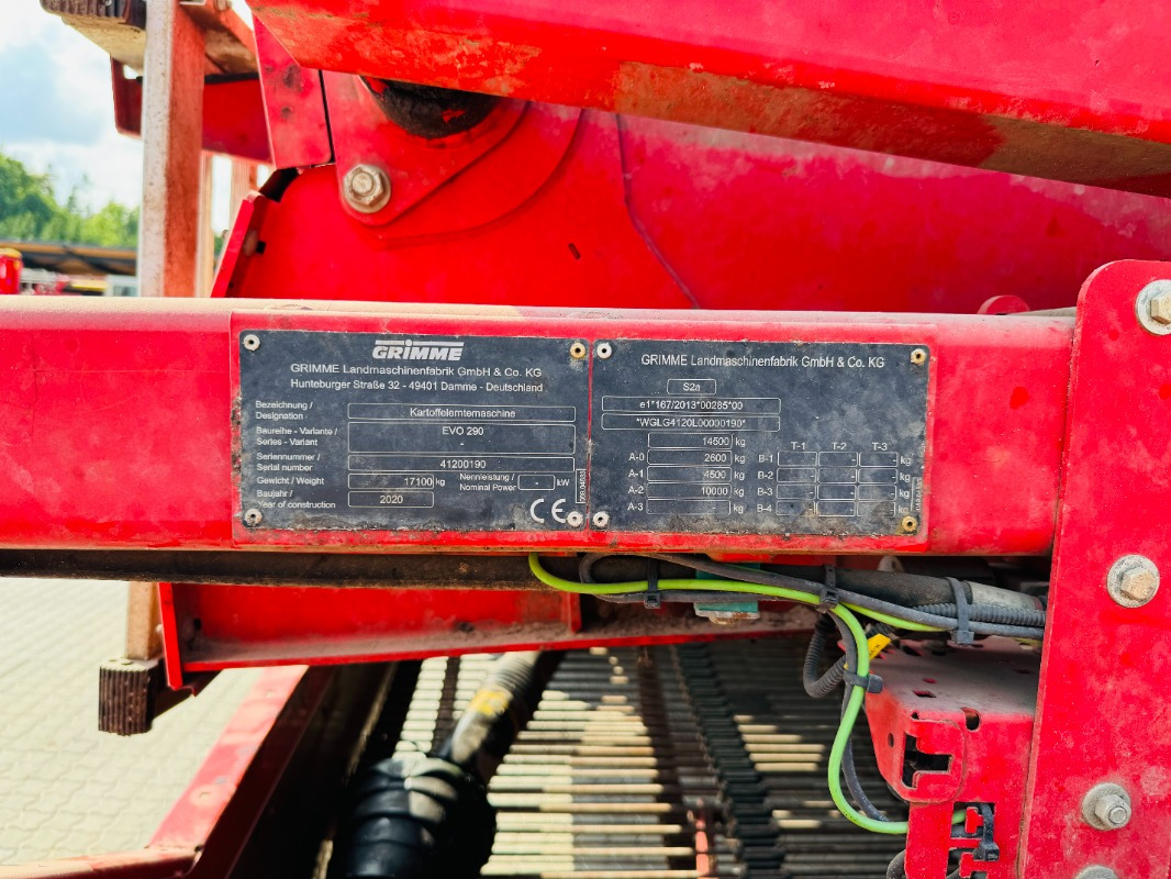 GRIMME EVO 290 AirSep - Картофелеуборочный комбайн: фото 2 GRIMME EVO 290 AirSep - Картофелеуборочный комбайн: фото 2