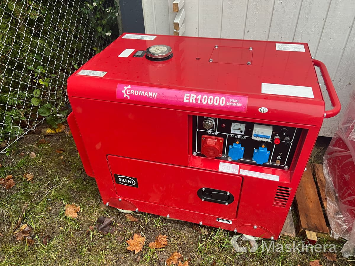 Elverk Erdmann ER10000 - Электрогенератор: фото 1 Elverk Erdmann ER10000 - Электрогенератор: фото 1