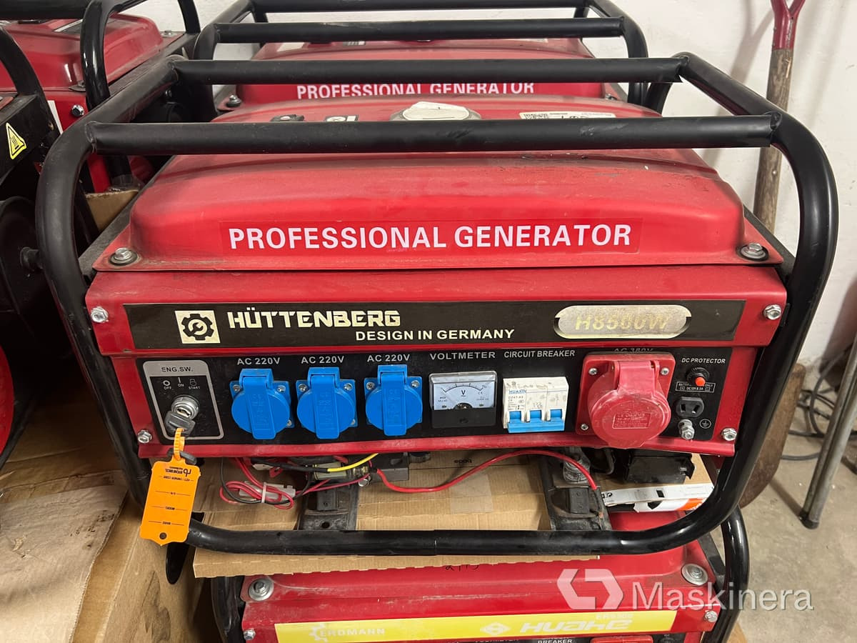 Elverk Huttenberg H8500W - Электрогенератор: фото 1 Elverk Huttenberg H8500W - Электрогенератор: фото 1