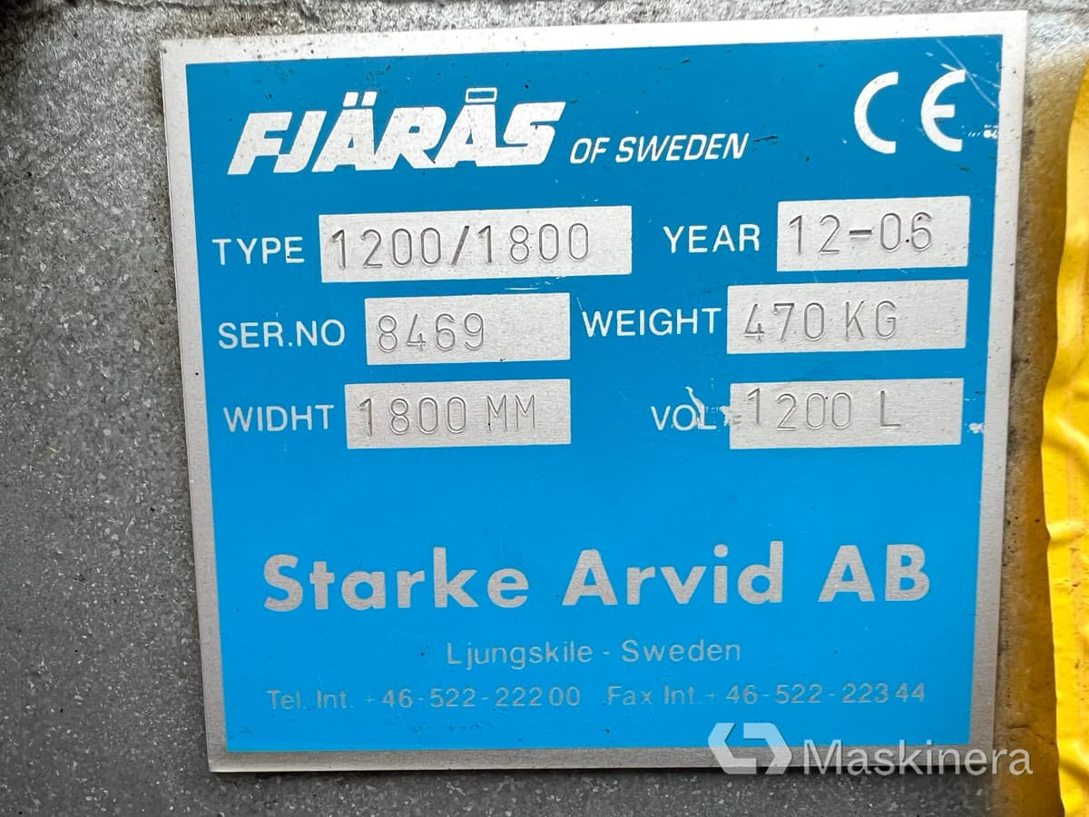 Разбрасыватель песка/ Соли Fjärås / Starke Arvid 1200/1800 Sandspridare Fjärås 1200/1800: фото 16