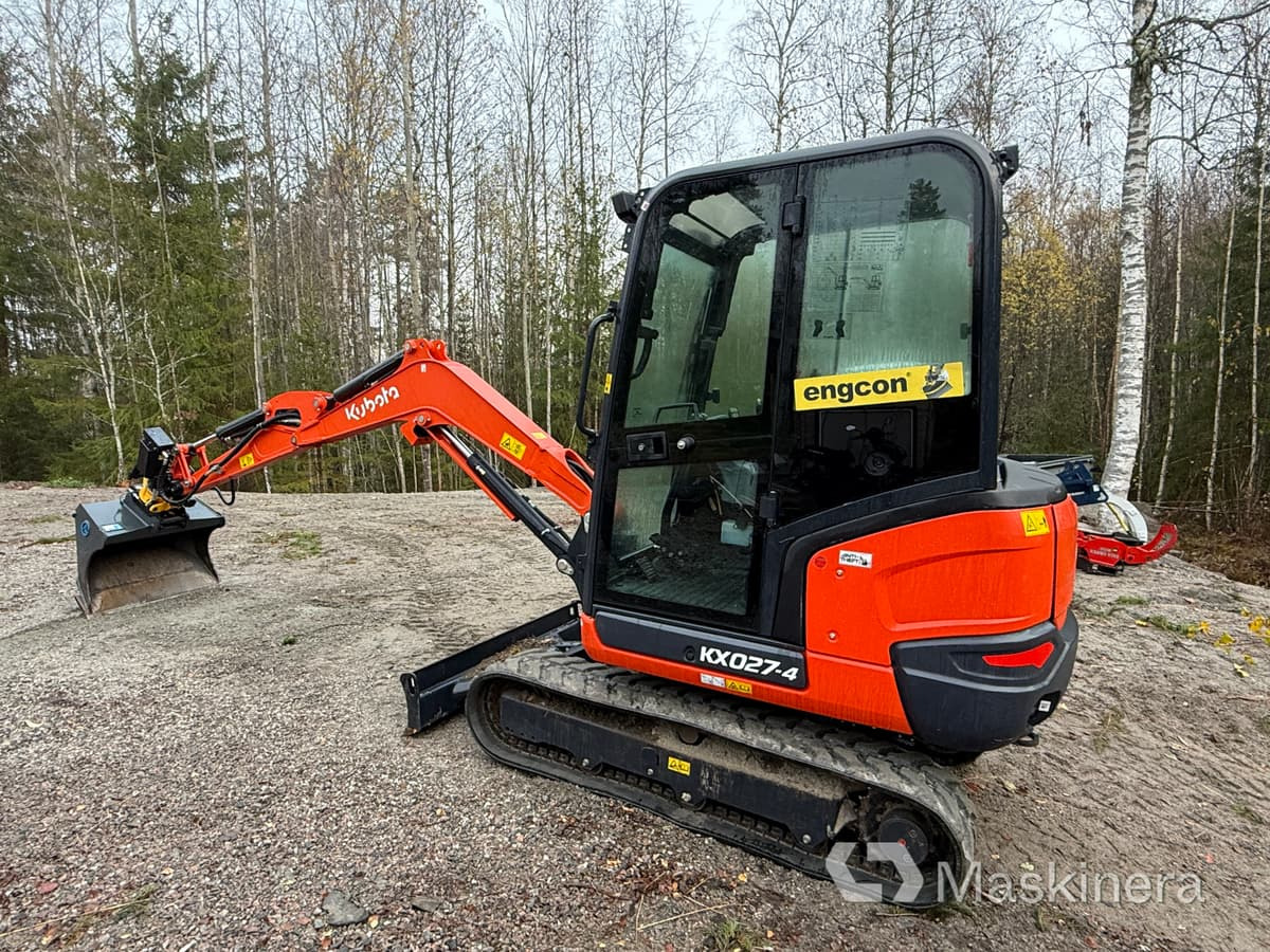 Grävmaskin Kubota KX027-4 med flera redskap - Гусеничный экскаватор: фото 3 Grävmaskin Kubota KX027-4 med flera redskap - Гусеничный экскаватор: фото 3