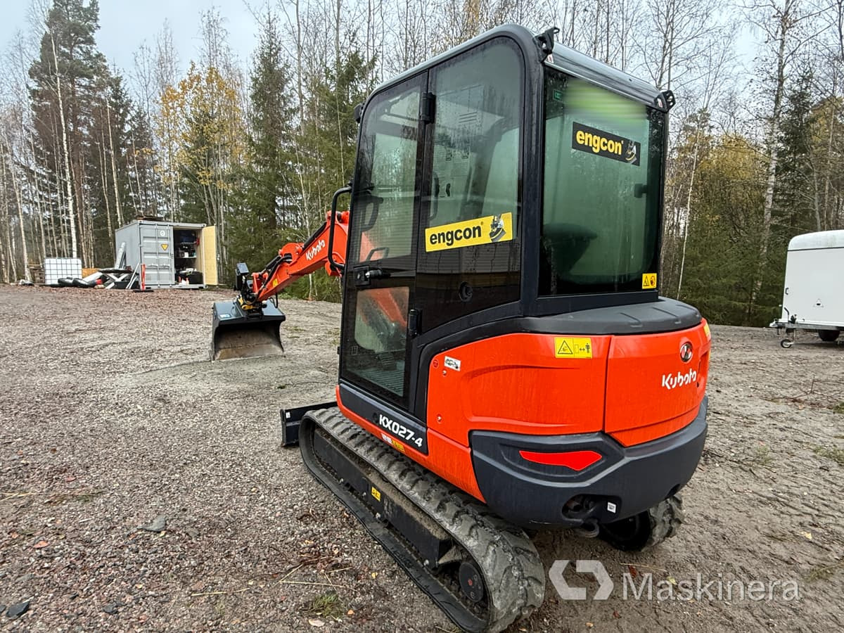 Grävmaskin Kubota KX027-4 med flera redskap - Гусеничный экскаватор: фото 4 Grävmaskin Kubota KX027-4 med flera redskap - Гусеничный экскаватор: фото 4