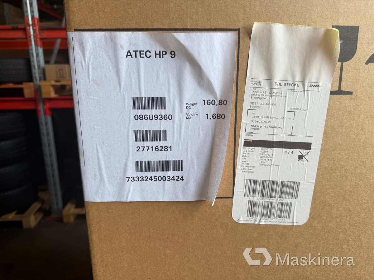 Luft Vatten - värmepump Thermia Atec Control Total 6-13 + HP 9 - Промышленное климатическое оборудование: фото 2 Luft Vatten - värmepump Thermia Atec Control Total 6-13 + HP 9 - Промышленное климатическое оборудование: фото 2