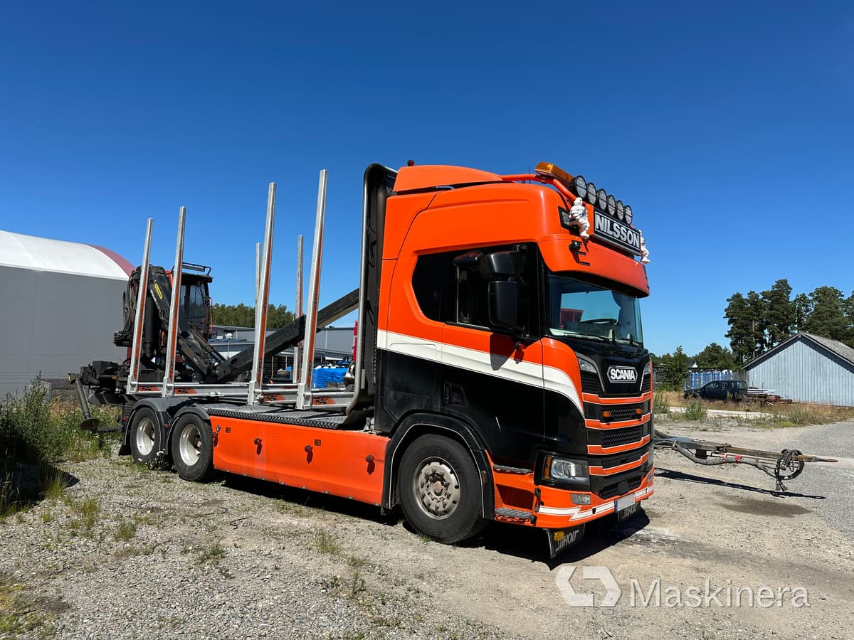 Timmerbil Scania R650B 6X4 NB - Лесовоз: фото 1 Timmerbil Scania R650B 6X4 NB - Лесовоз: фото 1