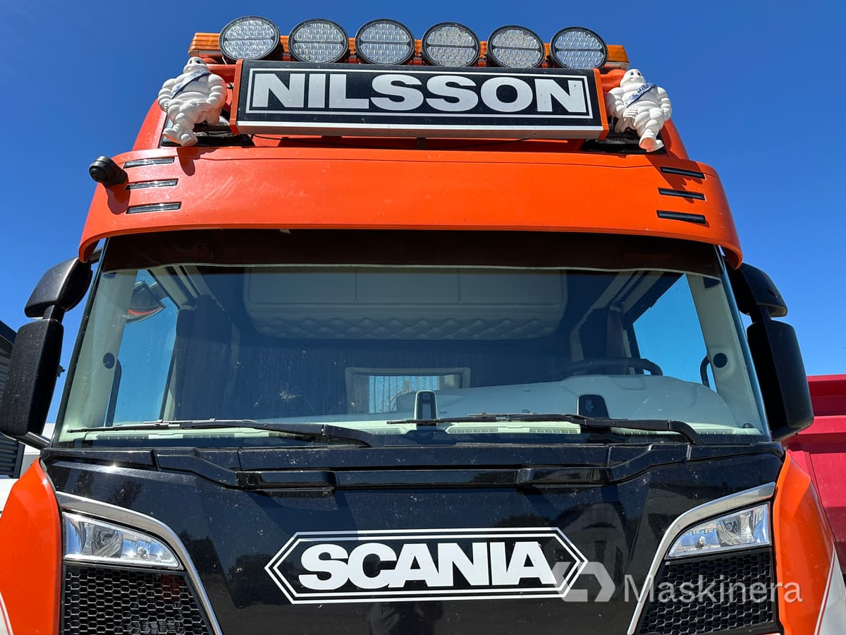 Лесовоз Timmerbil Scania R650B 6X4 NB + Släp: фото 39