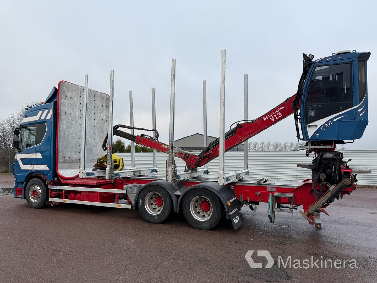 Timmerbil Scania R650B 6X4 - Лесовоз, Автоманипулятор: фото 3 Timmerbil Scania R650B 6X4 - Лесовоз, Автоманипулятор: фото 3