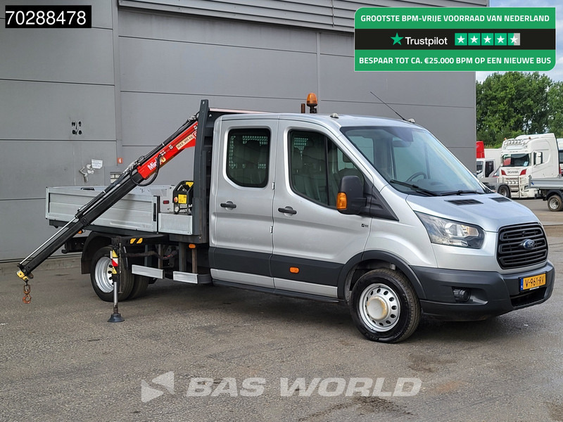 Ford Transit 105pk Kraanwagen Fassi M10A.12 Dubbel Cabine Dubbellucht Trekhaak Euro6 Crane Kran Kranwagen Trekhaak - Малотоннажный бортовой грузовик: фото 1 Ford Transit 105pk Kraanwagen Fassi M10A.12 Dubbel Cabine Dubbellucht Trekhaak Euro6 Crane Kran Kranwagen Trekhaak - Малотоннажный бортовой грузовик: фото 1