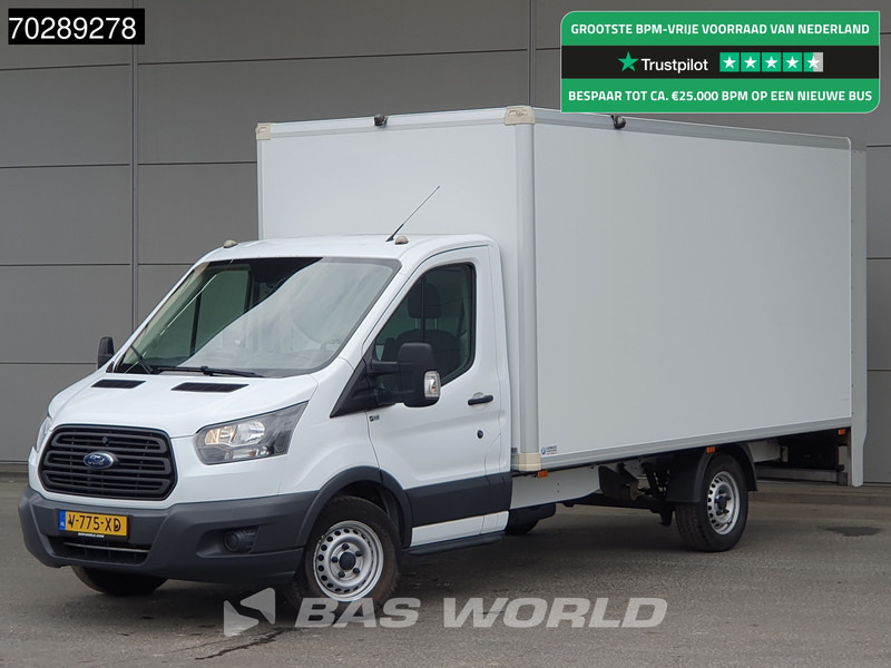 Ford Transit 130pk Laadklep Zijdeur Bakwagen 360camera Airco Euro6 Meubelbak Koffer 19m3 Airco - Фургон с закрытым кузовом: фото 1 Ford Transit 130pk Laadklep Zijdeur Bakwagen 360camera Airco Euro6 Meubelbak Koffer 19m3 Airco - Фургон с закрытым кузовом: фото 1